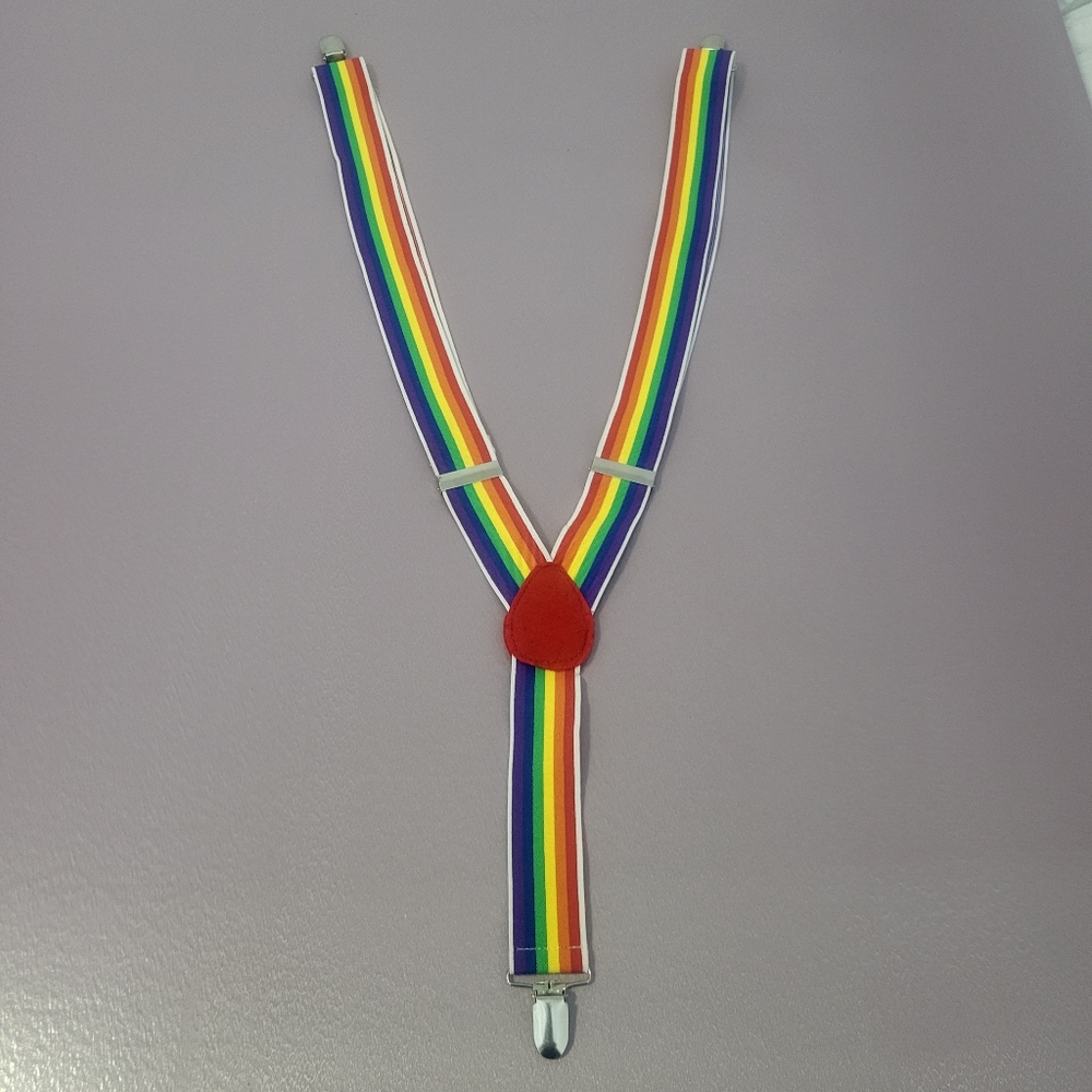 Rainbow Suspenders. Men Or Women. - Picture 1 of 1